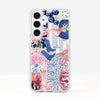 Coquette Collage Preppy and Cute Blue Pink Aesthetic Phone Case