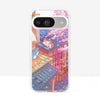 Cute Cat On The Roof Pink Cherry Blossom Phone Case