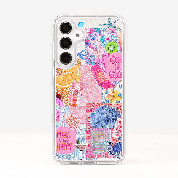 Coquette Collage Preppy and Cute Pink Aesthetic Phone Case