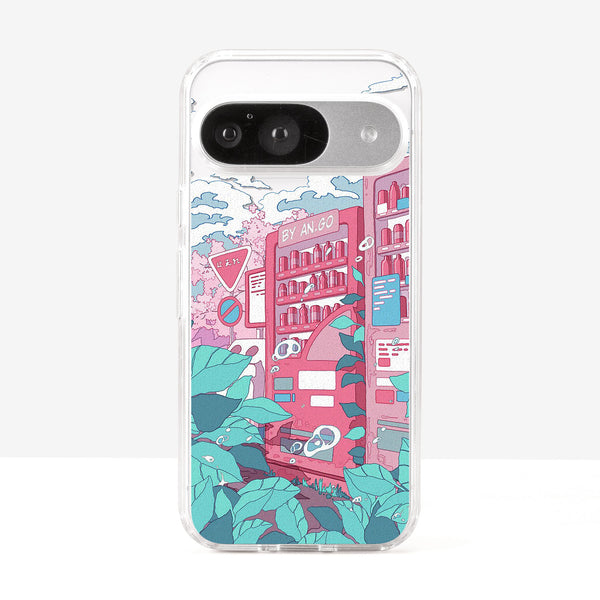 Pink Cute Japanese Vending Machines Cherry Blossom Phone Case