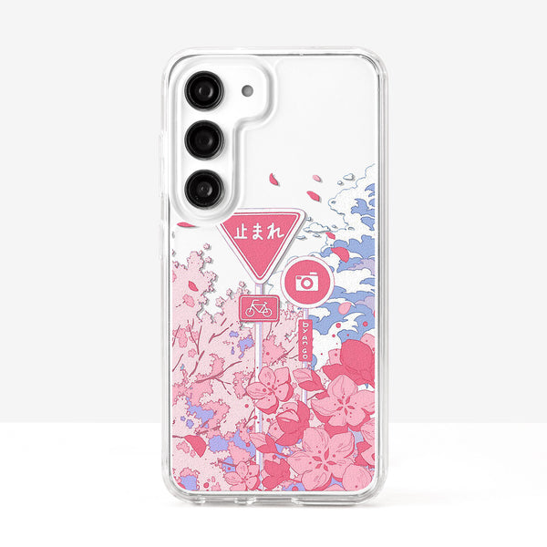 The Cute Japanese Signs Pink Cherry Blossom Phone Case