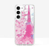 Japanese Landscape Tokyo Tower and Cherry Blossom Phone Case